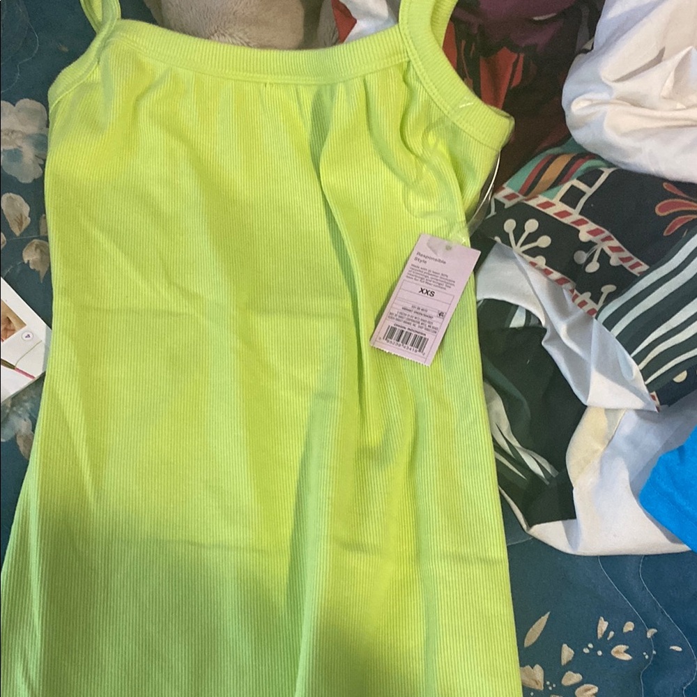 Wild Fable Neon Green Tank Dress